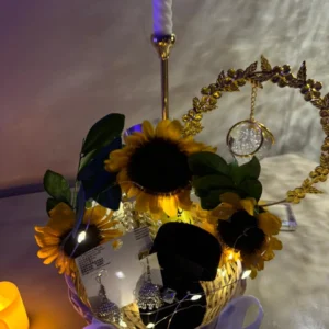 Mini Sunflower Gift Basket Mini Sunflower Gift Basket