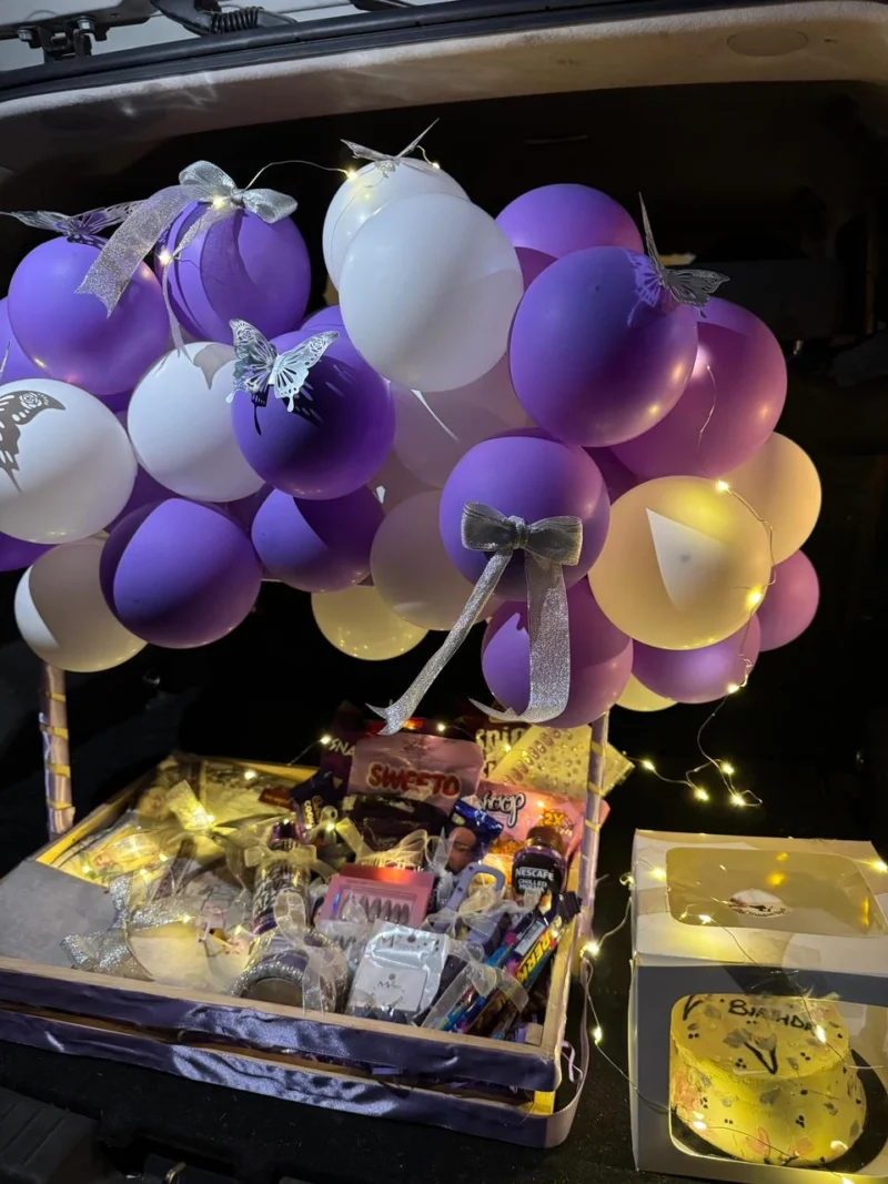 Luxury Birthday Gift Basket for Her