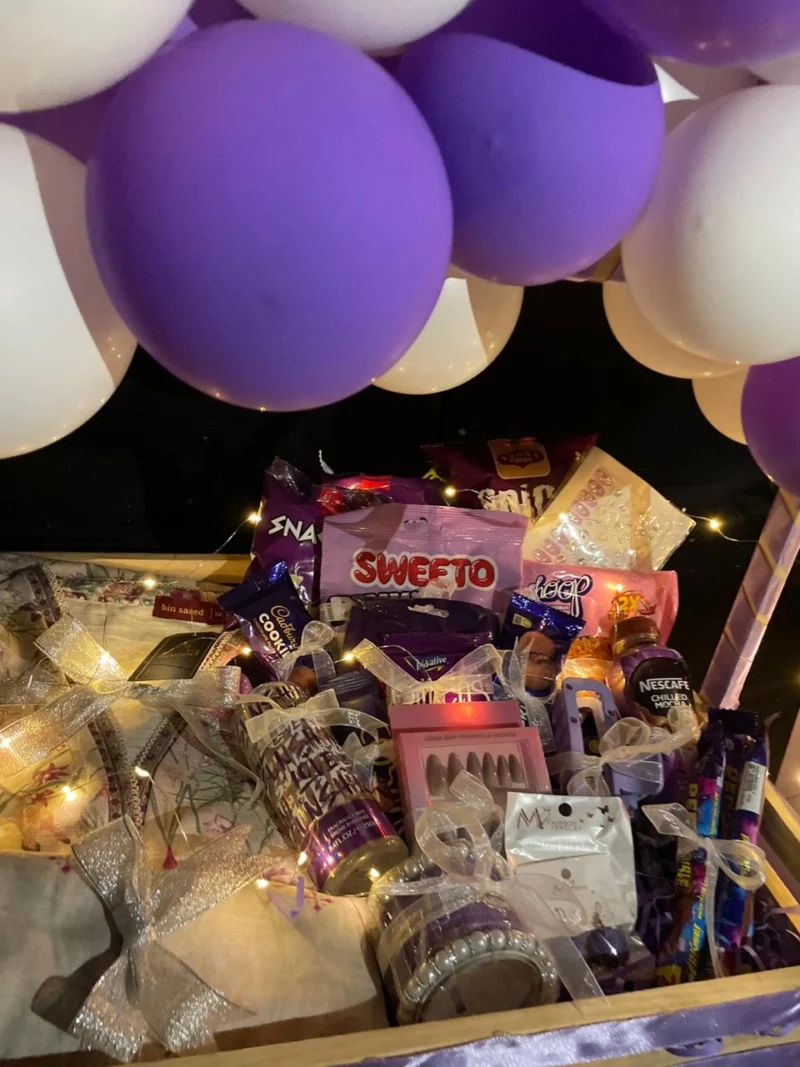 Luxury Birthday Gift Basket for Her