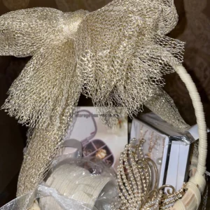 Round Mini Gift Basket for Her