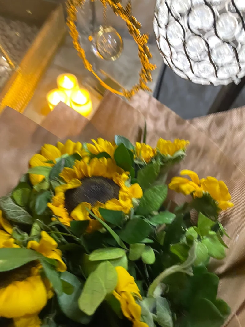 Premium Dry Fruit Basket with Sunflower Bouquet