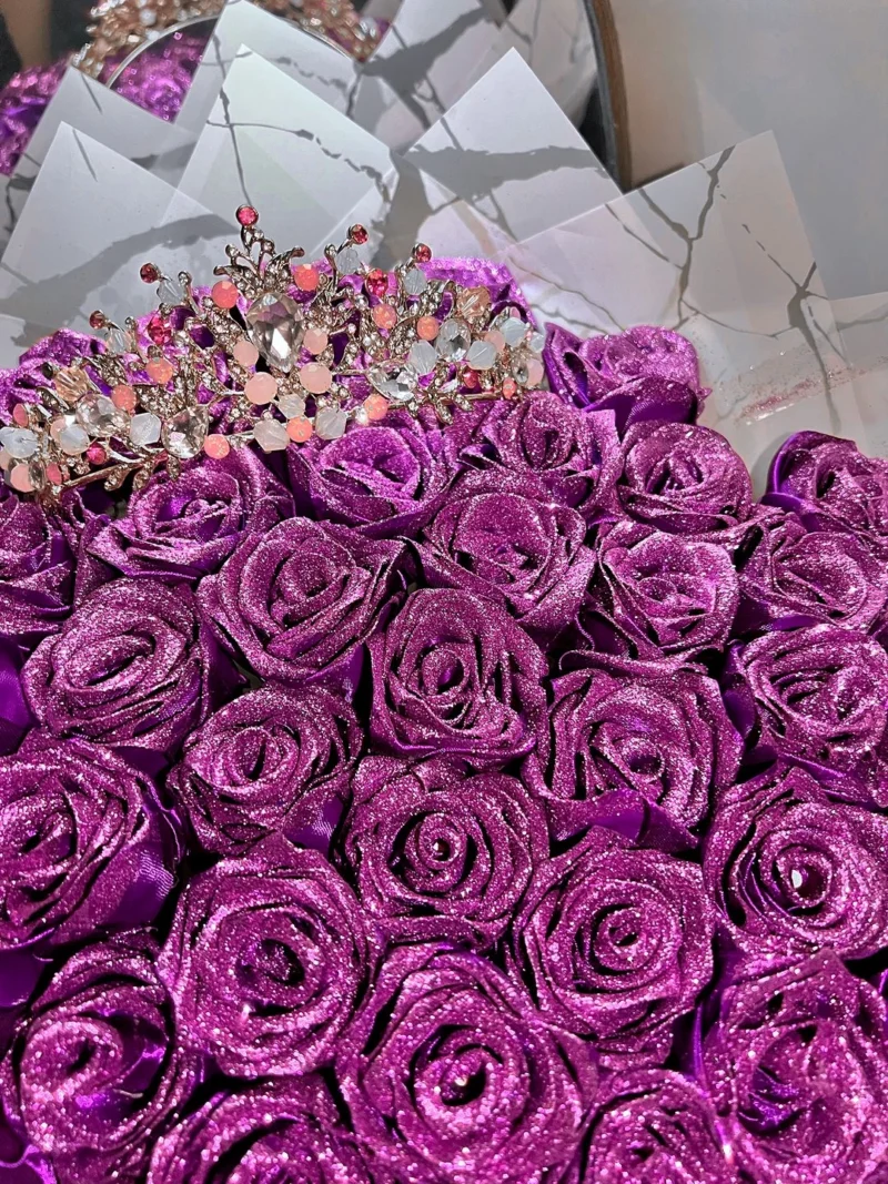 WhatsApp Image 2026-06-25 at 10.35.16 PM (2) Imperial Violet Ribbon Flower Bouquet