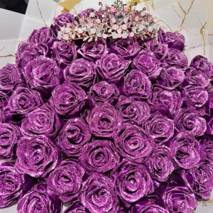 WhatsApp Image 2026-06-25 at 10.35.16 PM (3) Imperial Violet Ribbon Flower Bouquet