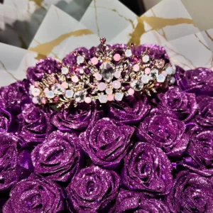 WhatsApp Image 2026-06-25 at 10.35.17 PM (1) Imperial Violet Ribbon Flower Bouquet