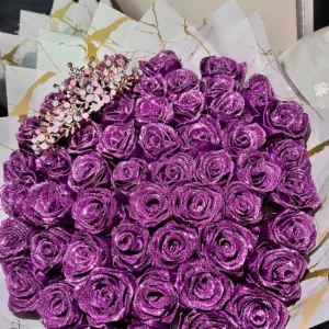 WhatsApp Image 2026-06-25 at 10.35.17 PM (2) Imperial Violet Ribbon Flower Bouquet