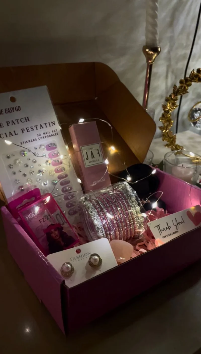 Blushing Pink Gift Box for Sisters