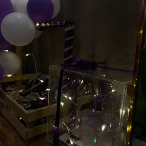Ultimate Sapphire Luxury Basket And Cake Surprise