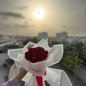 WhatsApp Image 2026-06-25 at 11.06.10 PM (2) The Signature Single Grand Ribbon Rose Bouquet