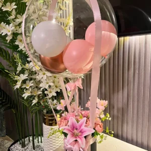 The Enchanted Hot Air Balloon Floral Box (Pink)